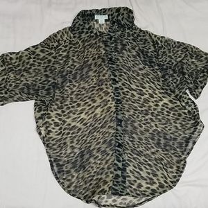 Leopard blouse